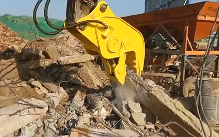 Abbruch pulver izer mit einem Zylinder