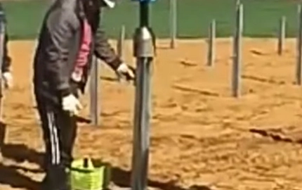 Post Pile Driver für Bau, Landwirtschaft und Garten