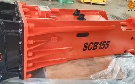 Hydraulischer Unterbrecher Auto Fett