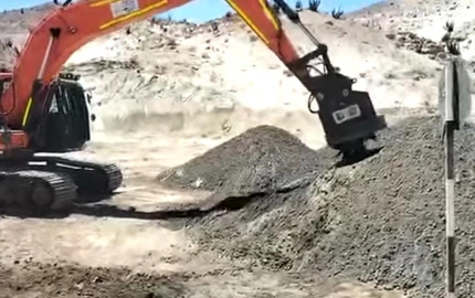 Bagger-Magnet