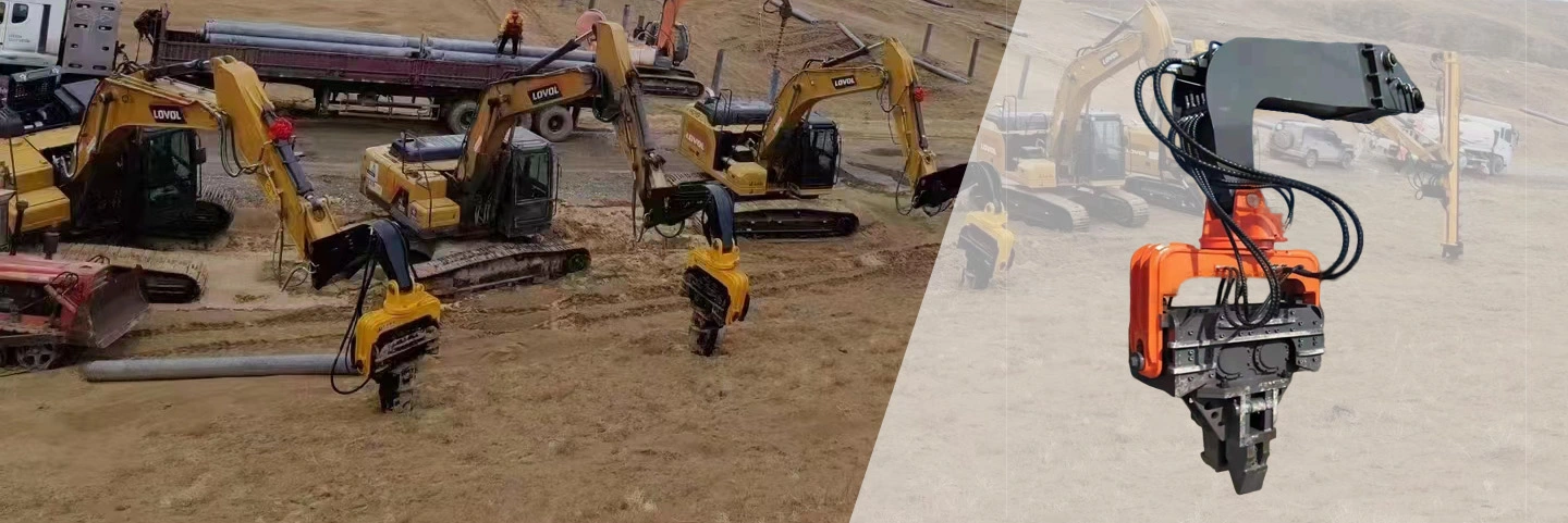 Bagger-Stapel fahrer