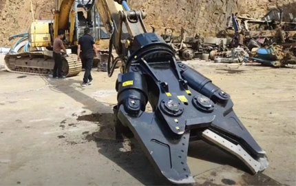 Hydraulische Scherung mit Doppel zylindern 1