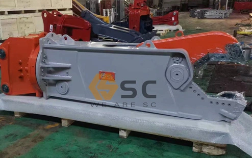 Die Anwendung der hydraulischen Scherung für Bagger
